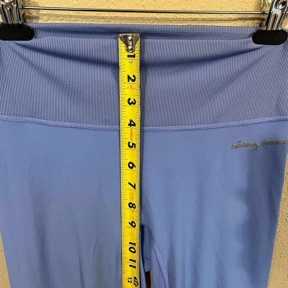 Gymshark X Whitney Simmons Collab V2 Scrunch Back Blue Legging High Rise Size M - Picture 11 of 12